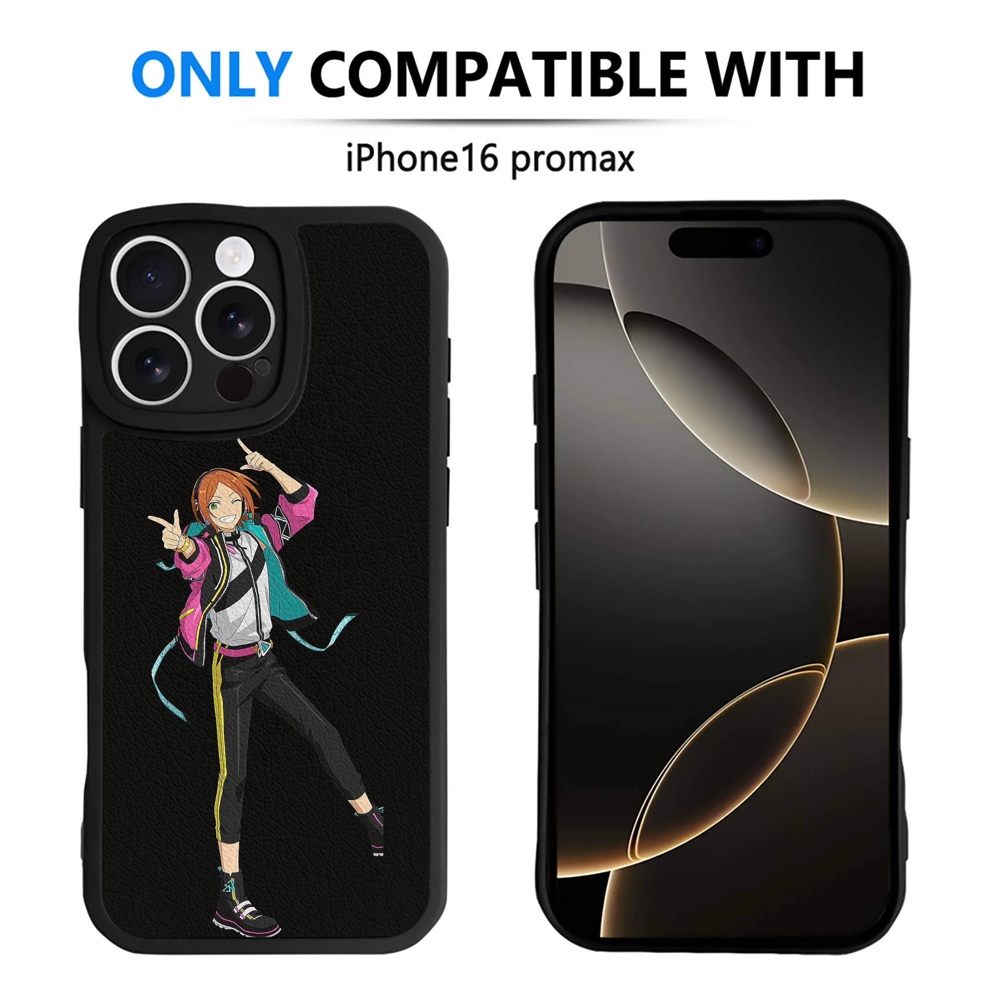 （画像用） あんさんぶるスターズ! Ensemble Stars 【iPhone 16シリーズ対応】シリコンスマホケース（レザー調） 材質：シリコン